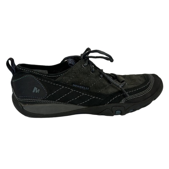 Merrell Sneakers Shoes Trainers Black Lace Up Activewear Athleisure Gorpcore 8 - Picture 1 of 9